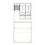 SZ2201E Meter board, Field width: 3, Rows: 0, 1770 mm x 785 mm x 320 mm, IP44 thumbnail 5