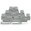 Component terminal block triple-deck with diode 1N4007 gray thumbnail 2