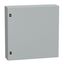 Spacial CRN plain door with mount.plate. H800xW800xD200 IP66 IK10 RAL7035.. thumbnail 1