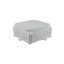 Surface junction box N180x180S grey thumbnail 2