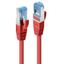 0.3m Cat.6A S/FTP LSZH Network Cable, Red RJ45, M/M, 500MHz, Copper thumbnail 1