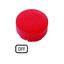 Button lens, raised red, OFF thumbnail 3