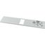 Front cover, +mounting kit, for PKZ4, horizontal, 3p, HxW=100x600mm, grey thumbnail 3