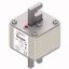 Fuse-link, high speed, 1000 A, AC 690 V, DIN 2, 61 x 61 x 108 mm, aR, DIN, IEC, single indicator, 80 mm centres thumbnail 2