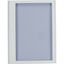 Surface mounted steel sheet door white, transparent, for 24MU per row, 6 rows thumbnail 2