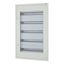 Complete flush-mounted flat distribution board with window, white, 24 SU per row, 5 rows, type C thumbnail 3