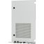 Section wide door, ventilated, right, HxW=700x425mm, IP31, grey thumbnail 4