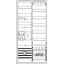 BA27BBL Meter board, Field width: 2, Rows: 57, 1100 mm x 550 mm x 215 mm, Isolated (Class II), IP31 thumbnail 17