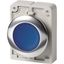 Illuminated pushbutton actuator, RMQ-Titan, Flat, maintained, Blue, Blank, Metal bezel thumbnail 8