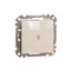 Sedna Design & Elements, 1-way Push-Button 10A Lamp Symbol, professional, beige thumbnail 3