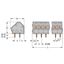 PCB terminal block 2.5 mm² Pin spacing 5/5.08 mm light gray thumbnail 2