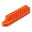 THT female header straight Pin spacing 5.08 mm orange thumbnail 1