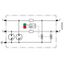 Compact arrester for 2 single cores BLITZDUCTORconnect w. fault indica thumbnail 3