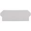 Separator plate 2 mm thick oversized light gray thumbnail 1