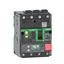 Circuit breaker, ComPacT NSXm 100H, 70kA/415VAC, 3 poles, MicroLogic 4.1 trip unit 100A, EverLink lugs thumbnail 3