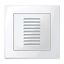 Temperature Sensor, KNX, room, polar white, glossy, System M thumbnail 3