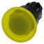 Illuminated mushroom pushbutton, 22 mm, round, plastic, yellow, 40 mm,…3SU1001-1BD30-0AA0-Z X90 thumbnail 1