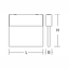 HALYXX, 5,8 W, black, on/off Ceiling luminaires, L 340 B 40 H 270, SBS thumbnail 4