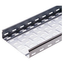CABLE TRAY WITH TRANSVERSE RIBBING IN GALVANISED STEEL BRN50 - WIDTH 95MM - FINISHING: Z 275 thumbnail 1