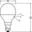 LED BASE CLASSIC P 4.9W 827 Frosted E14 thumbnail 7