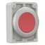 Pushbutton, RMQ-Titan, Flat, momentary, red, Blank, Metal bezel thumbnail 7