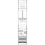 KA4291 Measurement and metering transformer board, Field width: 1, Rows: 0, 1350 mm x 250 mm x 160 mm, IP2XC thumbnail 5