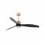 JUST FAN Ø1280MM COPPER BLADES BLACK 17W 3000K W/R thumbnail 2