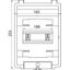 Surface mountable insulating encl. IP 54 for DIN rail mounted devices  thumbnail 2