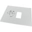 Front cover, +mounting kit, for NZM3, horizontal, 4p, HxW=250x600mm, R, grey thumbnail 2