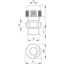 V-TEC VM L32 SW Cable gland fully metric long M32 thumbnail 2