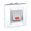 Unica - rocker switch - 1-way - 20 A 250 VAC - 2 m - white thumbnail 2