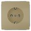 DELTA style SCHUKO socket outlet, gold thumbnail 2