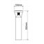 Avenida Pole LED 13,5W 1200lm 730 IP66 IK09 500mm graphite thumbnail 3