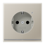 Schuko socket with LED pilot light ES1520-OLNW thumbnail 3