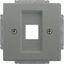 2561-803 CoverPlates (partly incl. Insert) Busch-axcent®, solo® grey metallic thumbnail 1