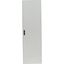 Metal door, for HxW=2060x800mm, Clip-down handle, white thumbnail 2