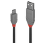 3m USB 2.0 Type A to Micro-B Cable, Anthra Line USB Type A Male to Micro-B Male thumbnail 1