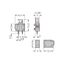 Stackable 2-conductor PCB terminal block 0.75 mm² Pin spacing 5/5.08 m thumbnail 4