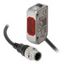 Photoelectric sensor, rectangular housing, stainless steel, red LED, b E3AS0070E thumbnail 1