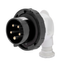 90° PLUG - IP67 - 3P+E 16A 480-500V 50/60HZ - BLACK - 7H - SCREW WIRING thumbnail 1