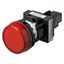 Indicator M22N flat etched, CAP COLOR RED, LED RED, LED VOLTAGE 100-12 thumbnail 1
