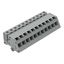 1-conductor female connector, angled CAGE CLAMP® 2.5 mm² gray thumbnail 1