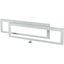 Plinth, side panels for HxD 200 x 600mm, grey, with cable duct cutout thumbnail 4