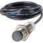 Proximity switch, E57P Performance Serie, 1 NC, 3-wire, 10 – 48 V DC, M18 x 1 mm, Sn= 8 mm, Non-flush, NPN, Stainless steel, 2 m connection cable thumbnail 1