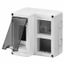 PROTECTED ENCLOSURE FOR COMBINED INSTALLATION OF MODULAR DEVICES DIN AND SYSTEM - 2 DIN MODULES - 4 SYSTEM MODULES - MODULE 2X2 - IP40 - GREY RAL 7035 thumbnail 2
