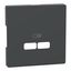 System Design central plate USB charger anthracite thumbnail 3