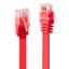 2m Cat.6 U/UTP Flat Network Cable, Red RJ45, M/M, 250MHz, copper, 32AWG thumbnail 1