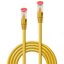 1m Cat.6 S/FTP Network Cable, Yellow RJ45, M/M, 250MHz, Copper, 27AWG thumbnail 2