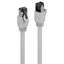 0.5m Cat.8.1 S/FTP LSZH Cable, Grey RJ45, M/M, 2000MHz, Copper, 26AWG thumbnail 1