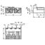 Plug for PCBs straight 4-pole pink thumbnail 5